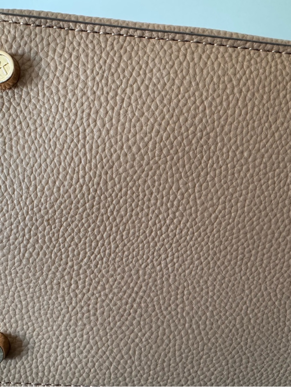 Anne Klein Nude-Beige Structured Work large Tote - Picture 6 of 16